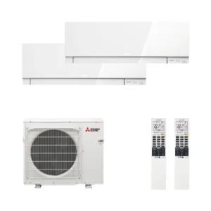 Mitsubishi Multisplit 2 innedelar EF25 – MXZ-2F53VFHZ3 Luftvärmepump