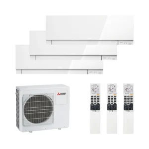 Mitsubishi Multisplit 3 innedelar EF25 – MXZ-3F54VF5 Luftvärmepump